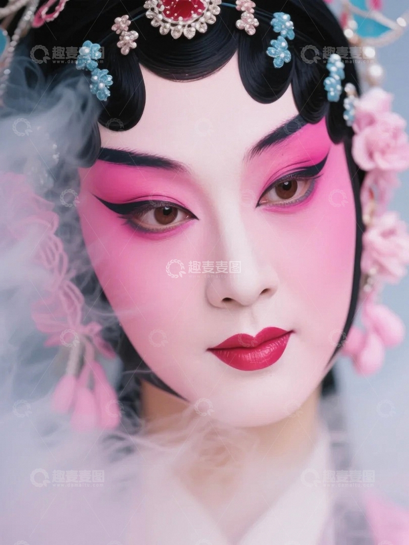 高清大图下载【趣麦麦图】中国风京剧旦角人物2