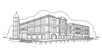 黑白建筑线稿26