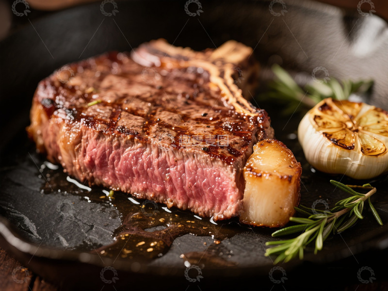 高清大图下载【趣麦麦图】西餐牛排美食特写摄影