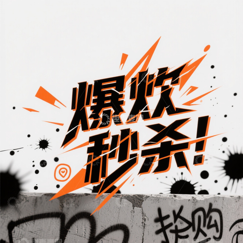 高清大图下载【趣麦麦图】电商文字背景素材-7