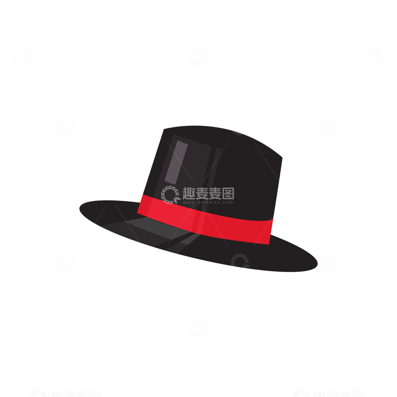 源文件下载【趣麦麦图】圣诞节圣诞帽礼帽魔术帽帽子