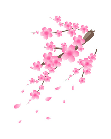 清明谷雨桃花花朵桃树树枝树干