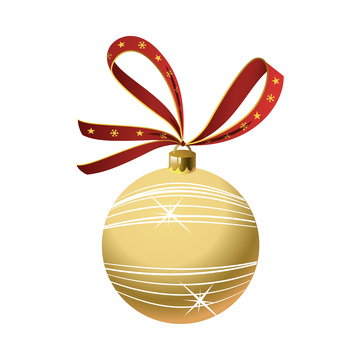 彩绘圣诞节彩灯彩球圣诞灯蝴蝶结丝带