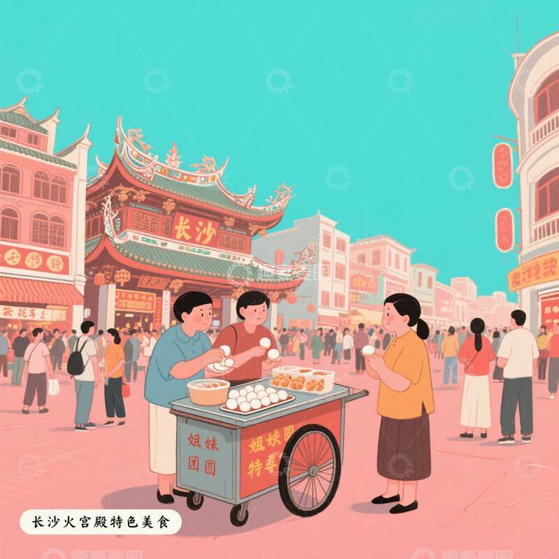 高清大图下载【趣麦麦图】姊妹团子   湖南   甜糯