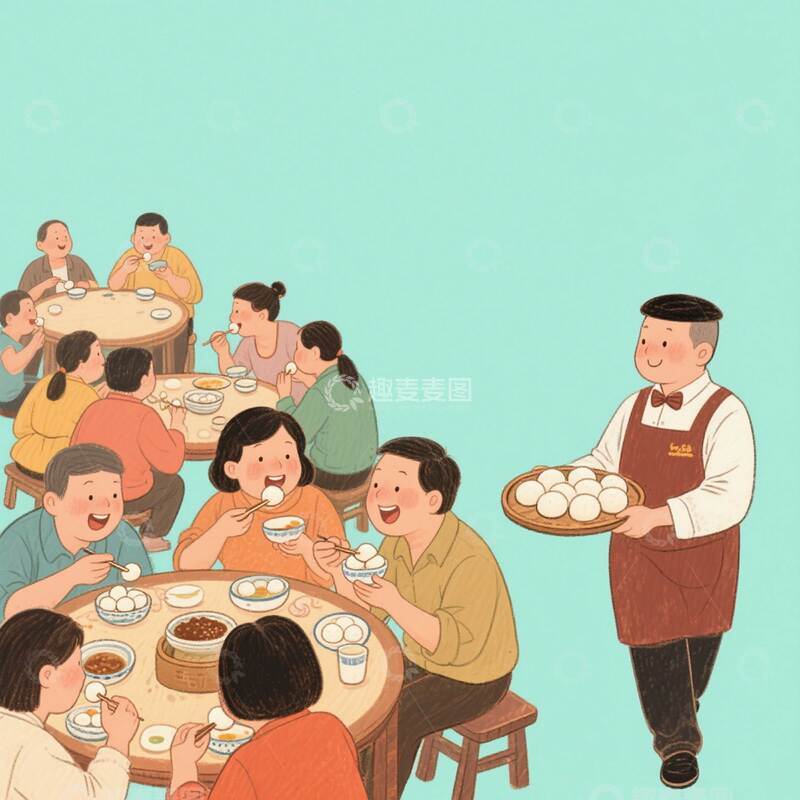 高清大图下载【趣麦麦图】姊妹团子   湖南   开心