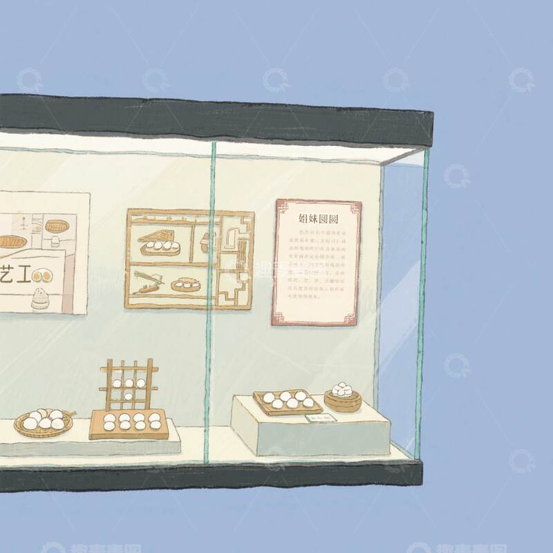 高清大图下载【趣麦麦图】姊妹团子   湖南   传统