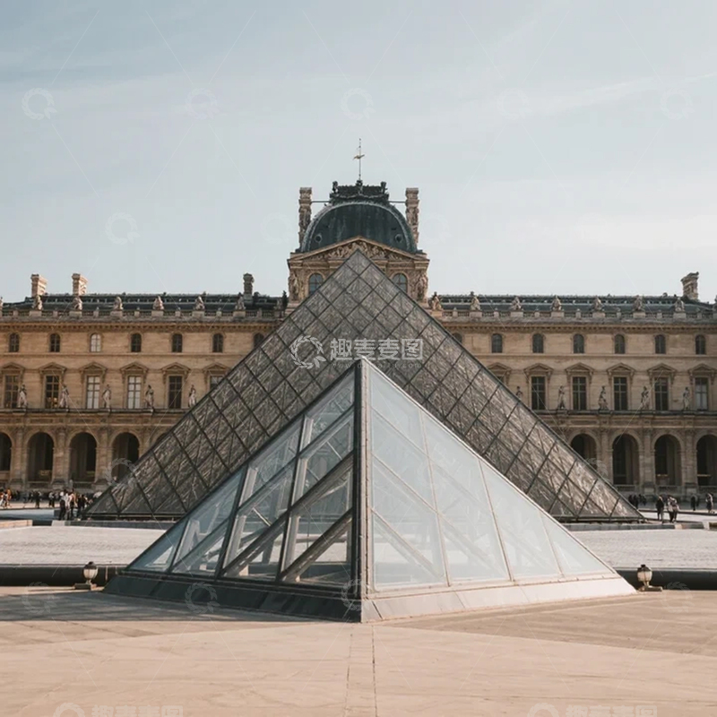 高清大图下载【趣麦麦图】卢浮宫欧洲旅游