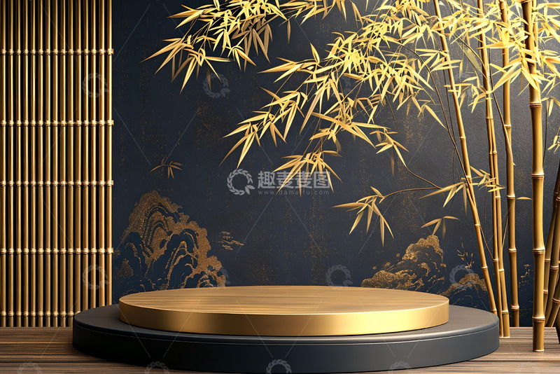 高清大图下载【趣麦麦图】传统中式展台1