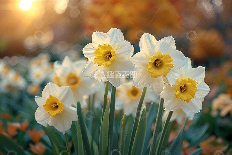 高清大图下载【趣麦麦图】唯美的水仙花素材 