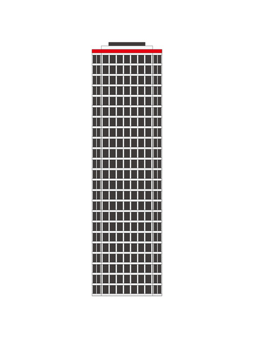 高楼大厦写字楼办公楼建筑线稿建筑物1