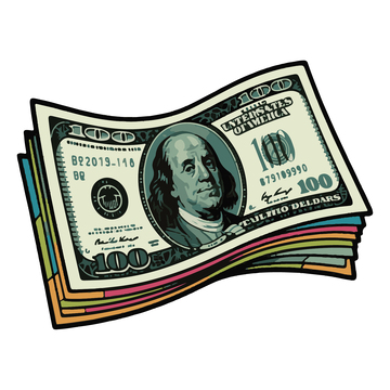 儿童教育简笔画钱币