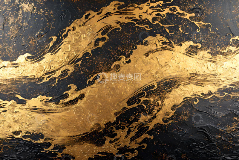 高清大图下载【趣麦麦图】金色质感背景 (3)