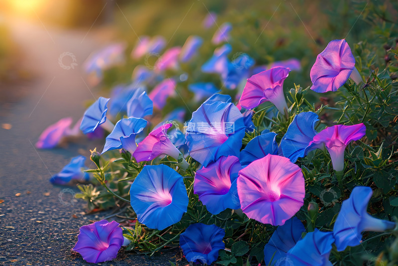 高清大图下载【趣麦麦图】花丛中的小径 (5)