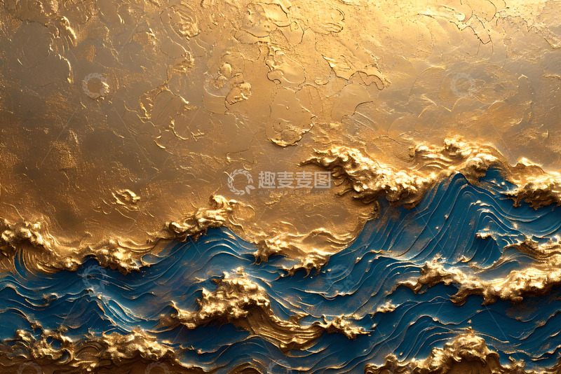 高清大图下载【趣麦麦图】金色质感背景 (4)