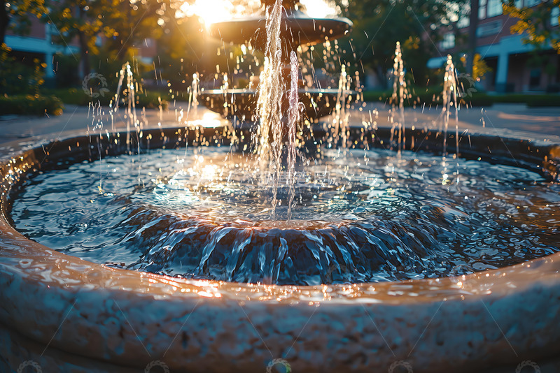 高清大图下载【趣麦麦图】阳光下的喷泉素材 (2)
