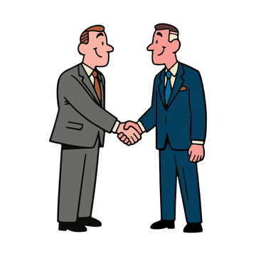 握手商务交易动作2