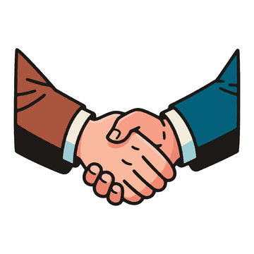 握手商务交易动作