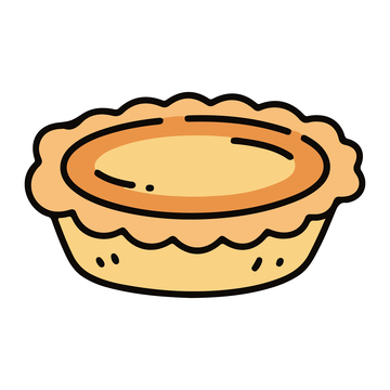 蛋挞简笔画美食