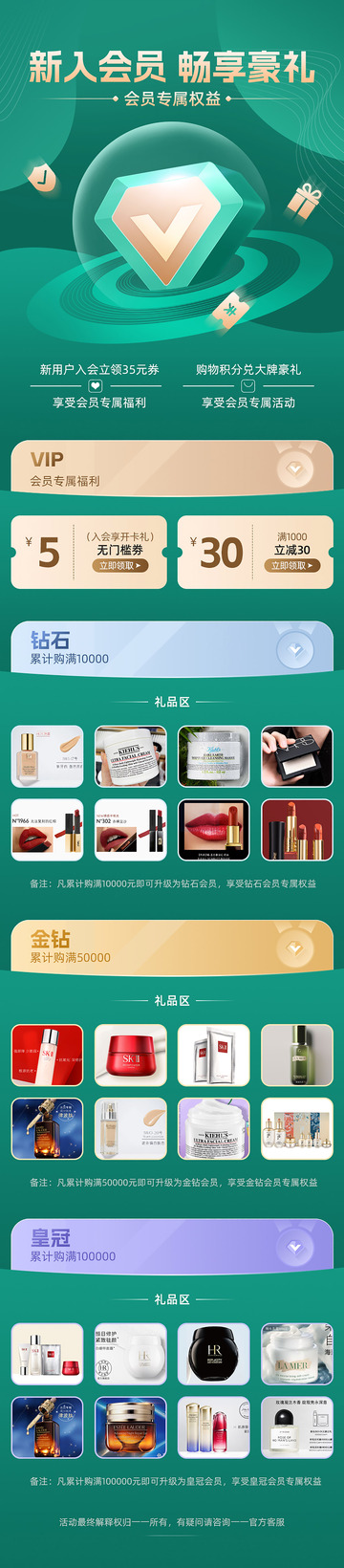 会员权益活动页