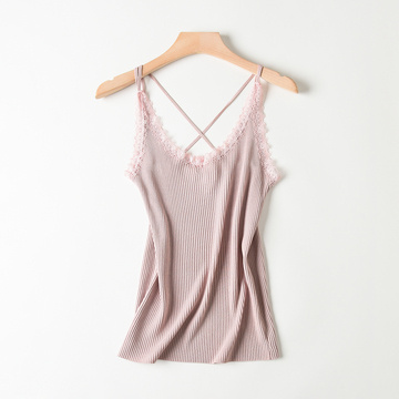 实景拍摄平拍女装吊带背心美背内衣