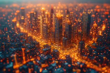 城市金融概念背景 (6)