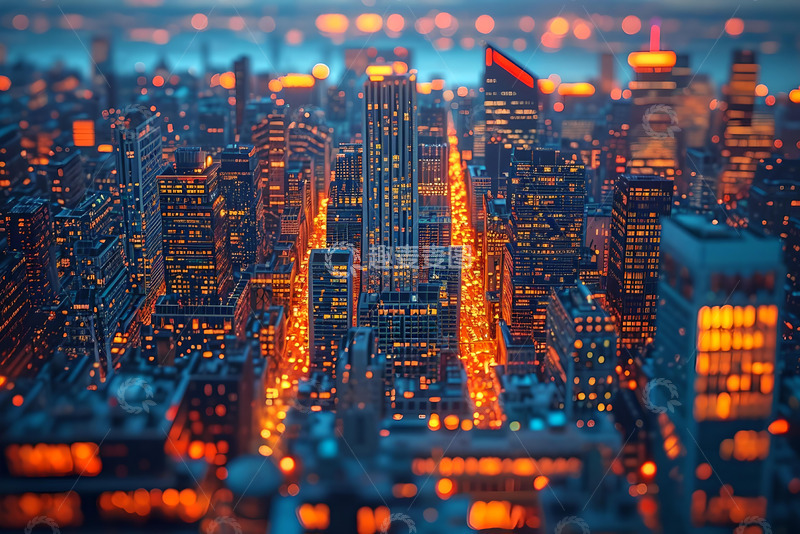 高清大图下载【趣麦麦图】城市金融概念背景 (3)