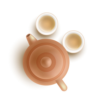 彩绘卡通茶壶水壶茶杯水杯茶具