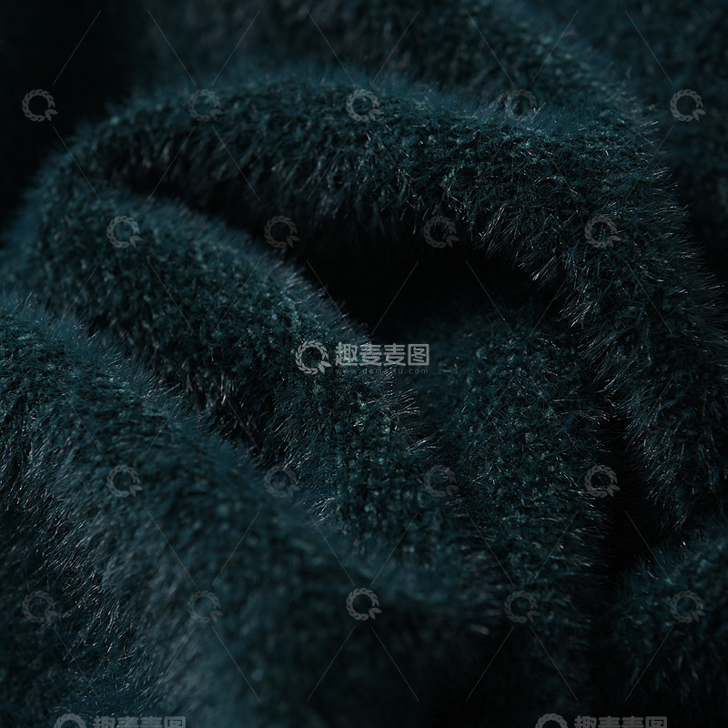 高清大图下载【趣麦麦图】实拍摄影服装面料绒毛马海毛布料细节