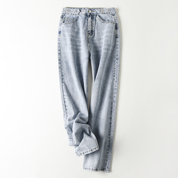 实景拍摄牛仔裤直筒裤女裤裤子