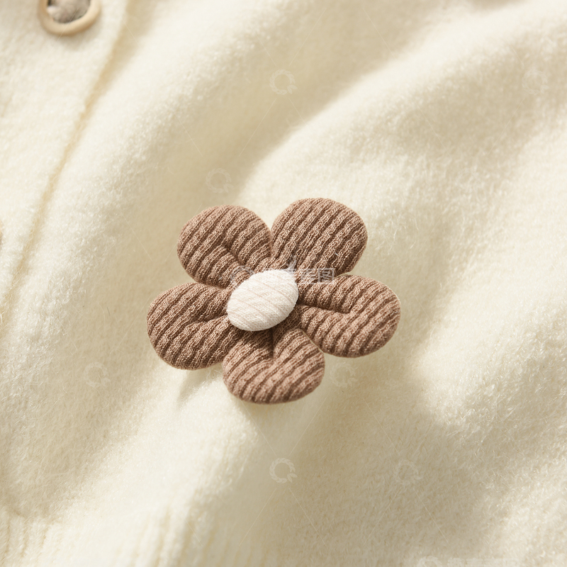 高清大图下载【趣麦麦图】实拍摄影服装饰品花朵纽扣