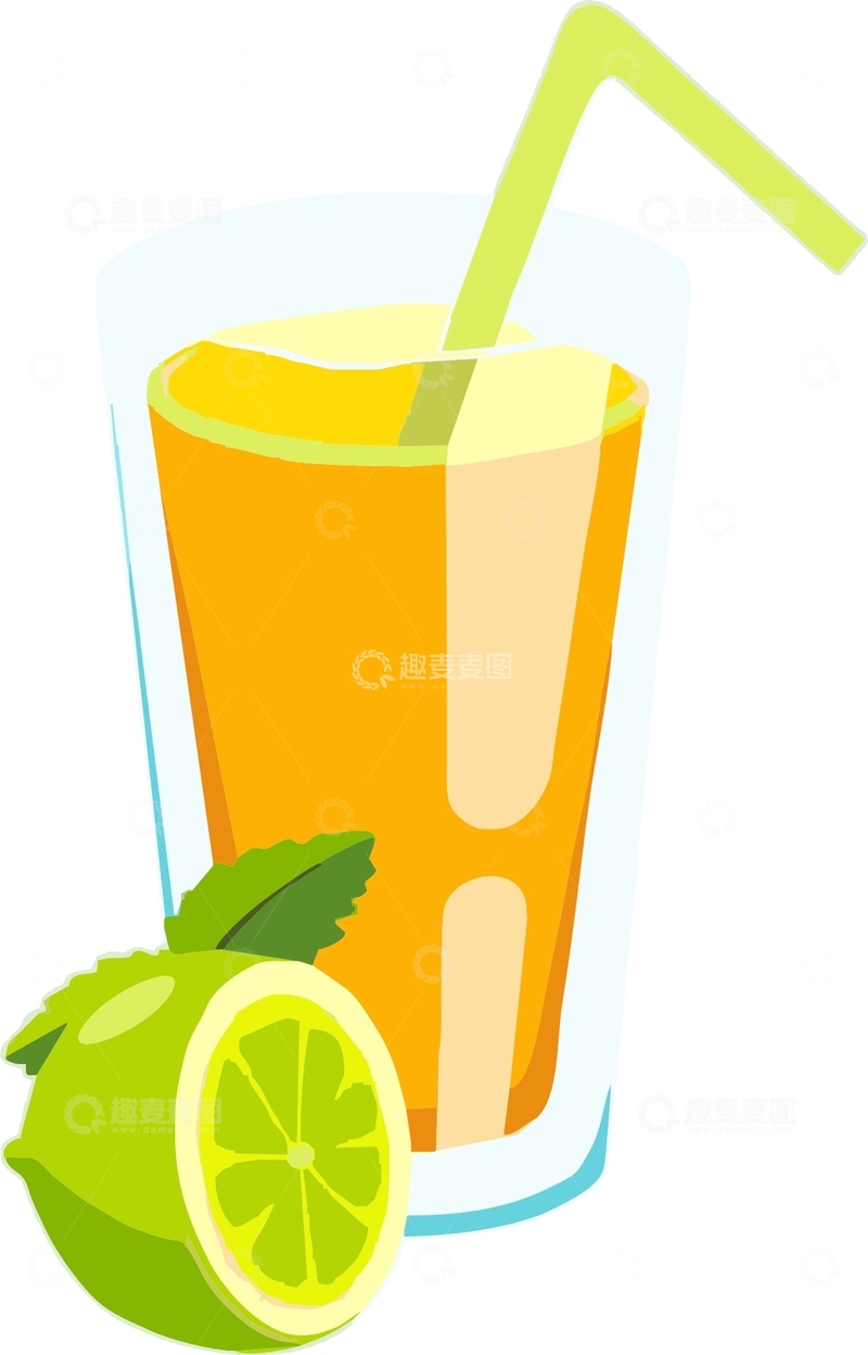 源文件下载【趣麦麦图】夏日饮品矢量图1