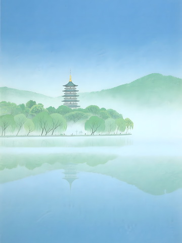 杭州风景西湖风光