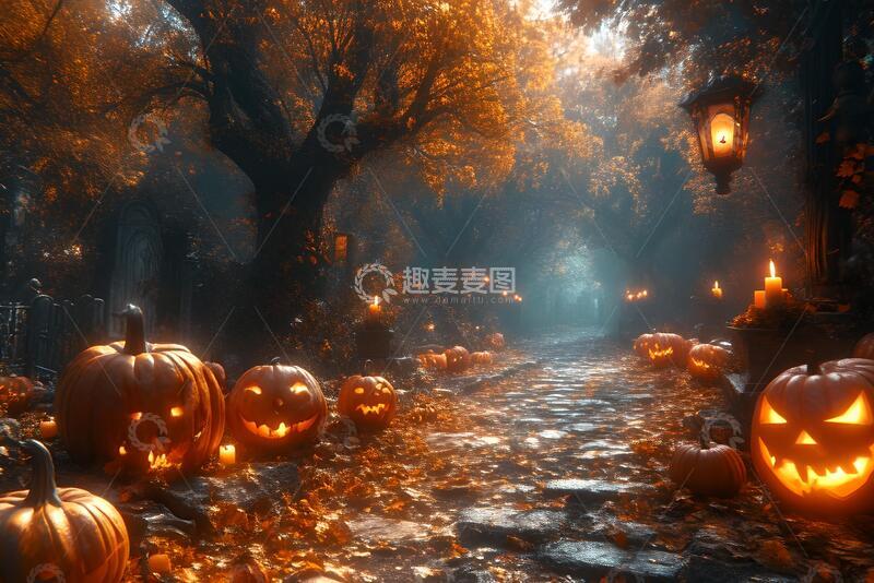 高清大图下载【趣麦麦图】万圣节表设置。_1