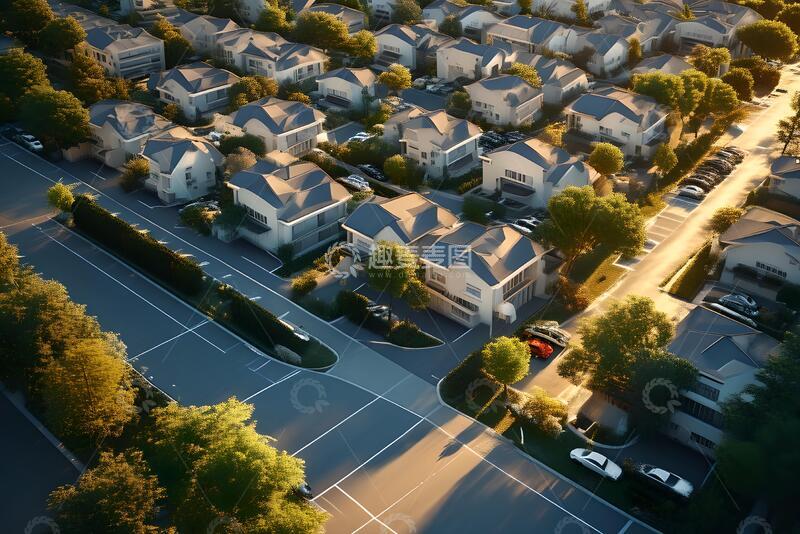 高清大图下载【趣麦麦图】住宅楼停车场_4