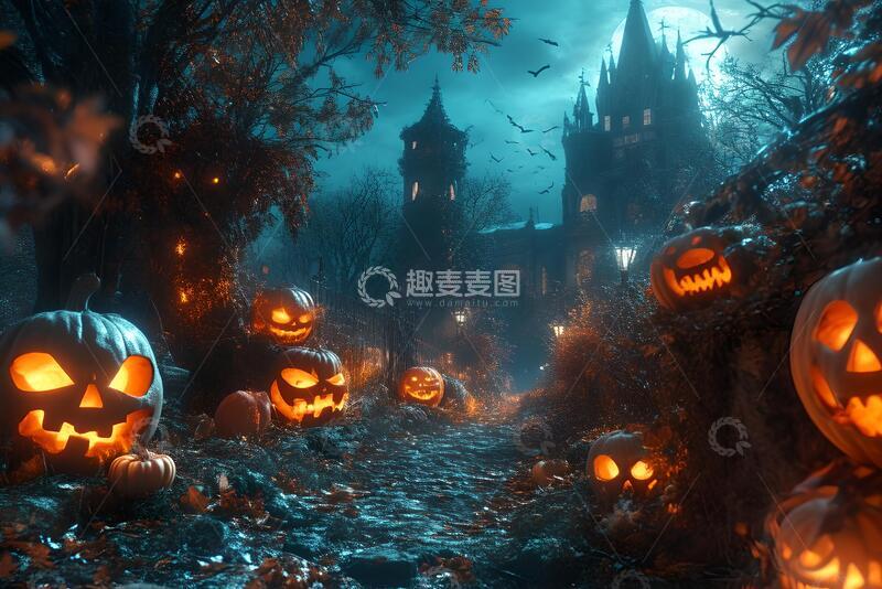 高清大图下载【趣麦麦图】万圣节表设置。_2