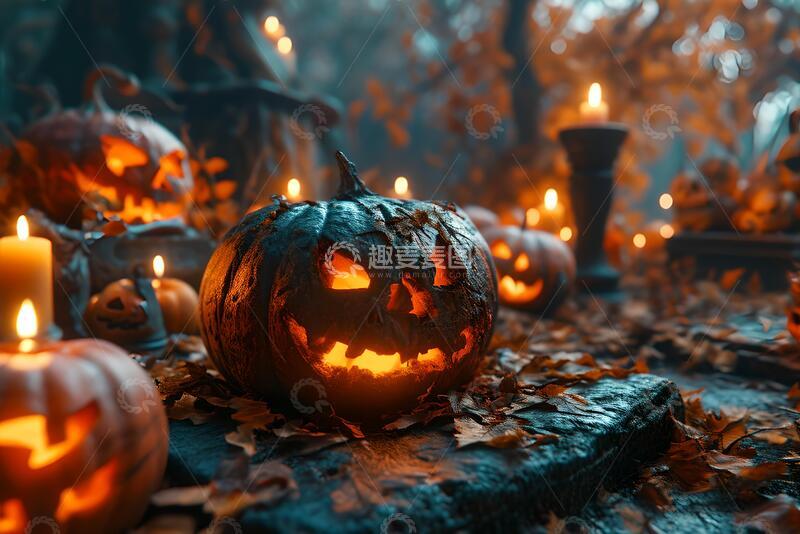 高清大图下载【趣麦麦图】万圣节表设置。_3