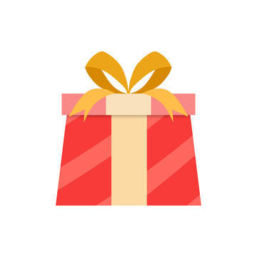 彩绘卡通蝴蝶结礼盒盒子纸盒礼品