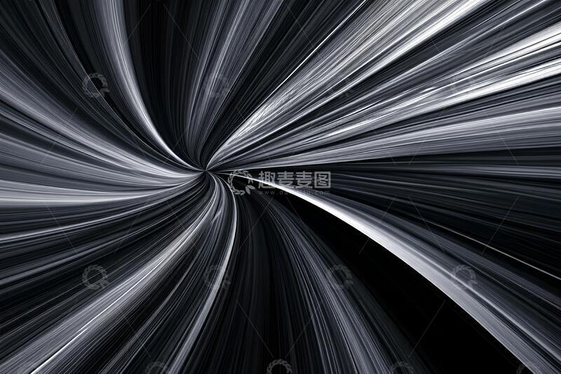 高清大图下载【趣麦麦图】弯曲和模糊的深灰色线条_4