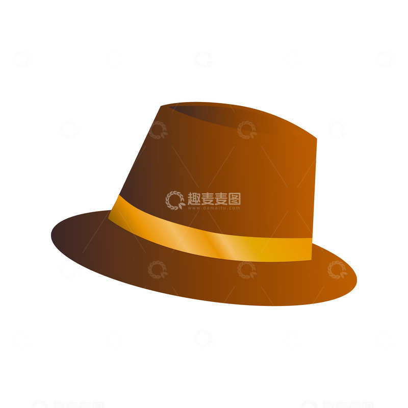 源文件下载【趣麦麦图】彩绘卡通魔术帽礼帽平顶帽帽子