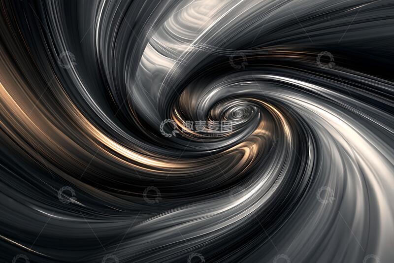 高清大图下载【趣麦麦图】弯曲和模糊的深灰色线条_1