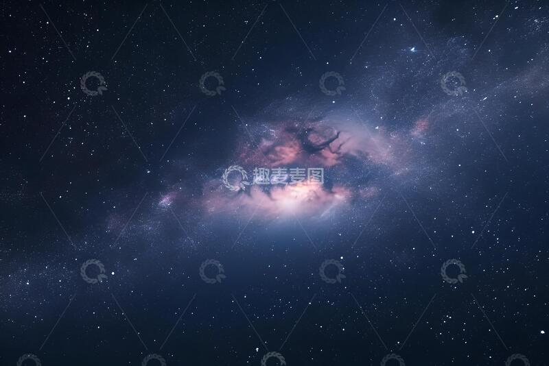 高清大图下载【趣麦麦图】星星-空间，全帧拍摄的天空在晚上_2