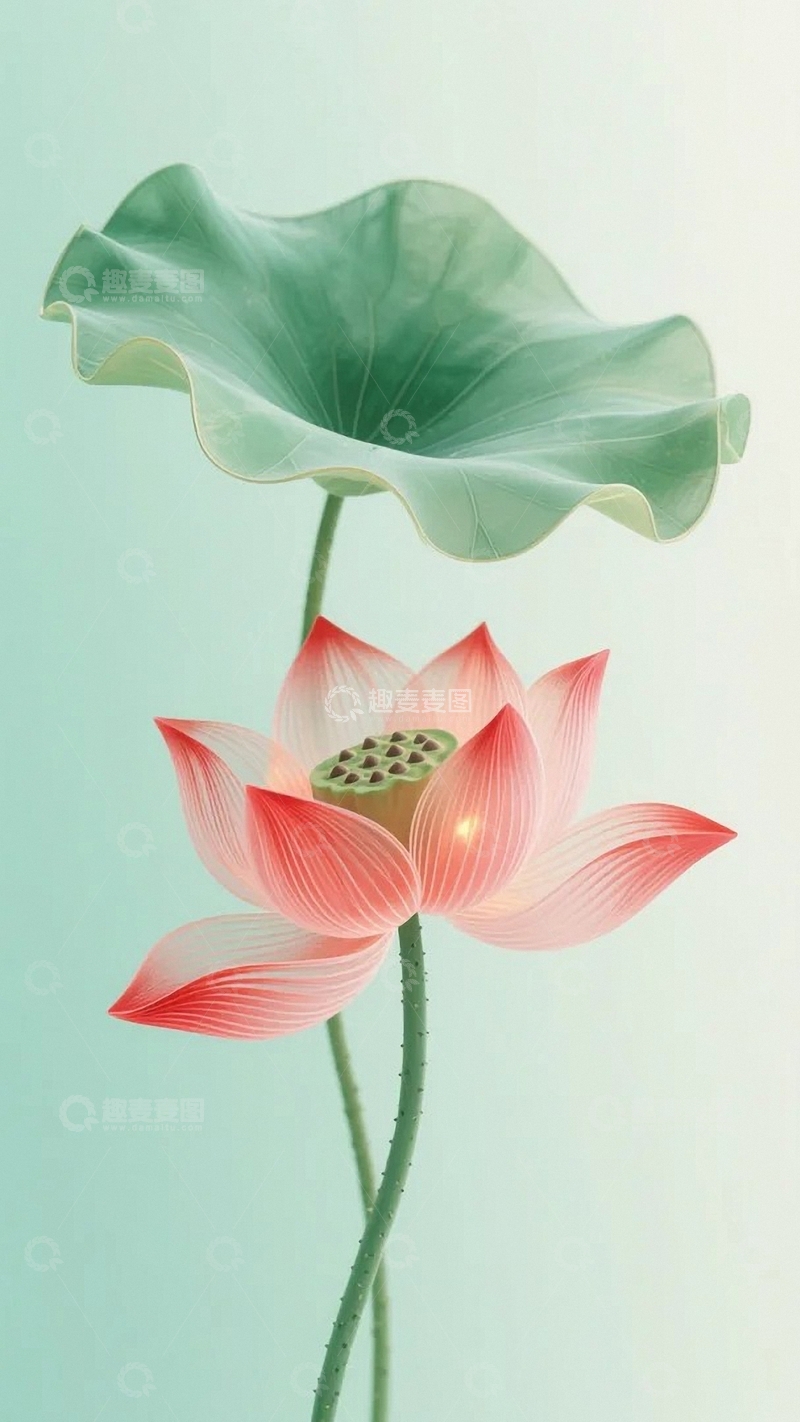 高清大图下载【趣麦麦图】夏天荷花荷叶05