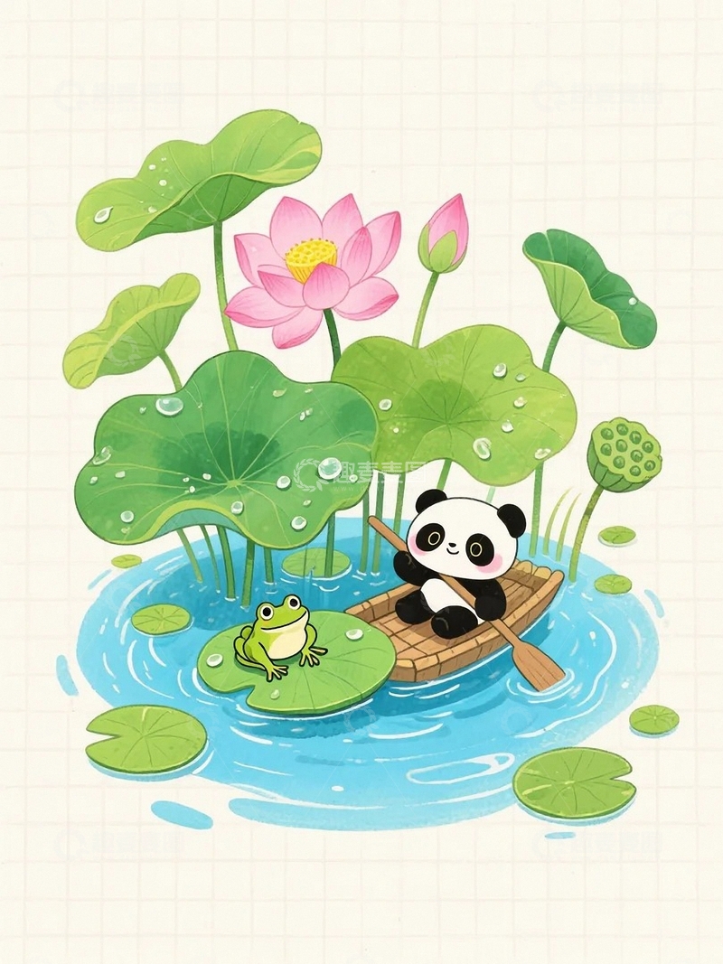 荷塘里的童趣时光3