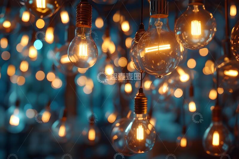 高清大图下载【趣麦麦图】串形灯泡_3