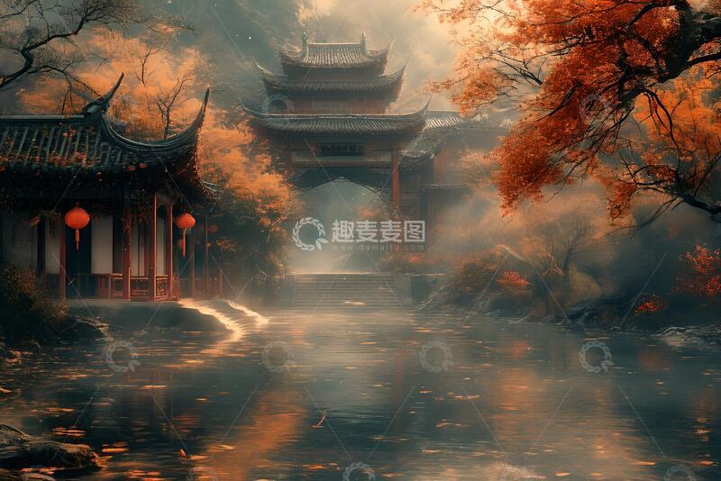 高清大图下载【趣麦麦图】传统复古中国画_2