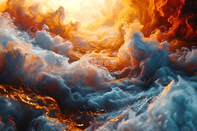 高清大图下载【趣麦麦图】抽象写意水墨背景_5