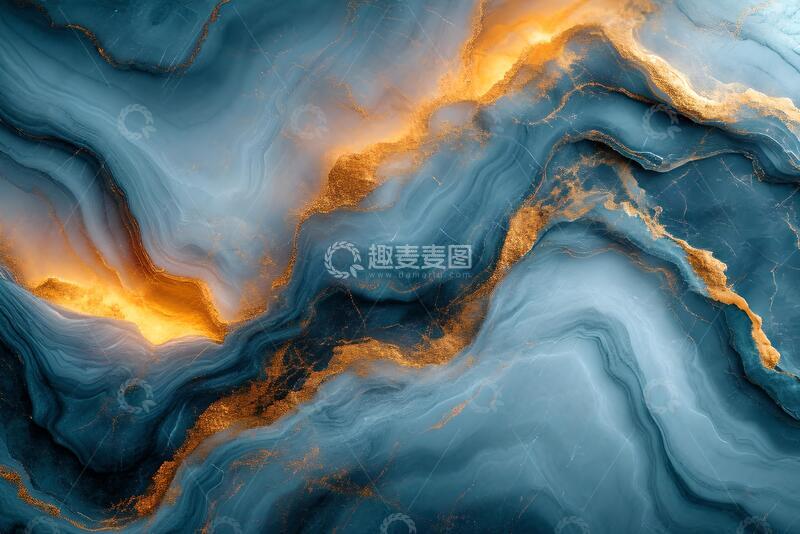 高清大图下载【趣麦麦图】抽象水墨大理石纹理背景_7