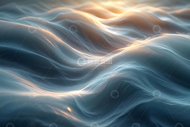 高清大图下载【趣麦麦图】抽象现代波浪时尚墙纸_5