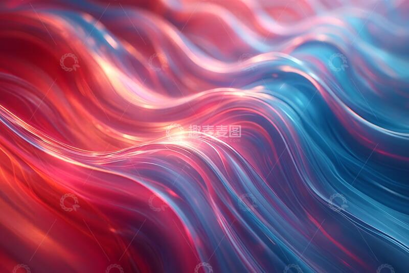 高清大图下载【趣麦麦图】抽象现代抽象背景红蓝色粉红色_8