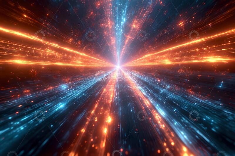 高清大图下载【趣麦麦图】抽象线条未来之路背景_7